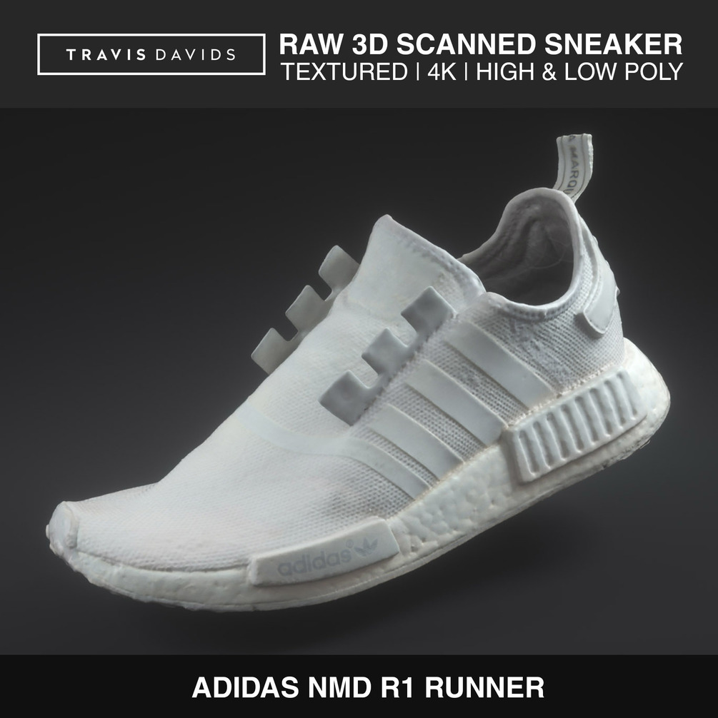 RAW SCAN NMD Runner (No Laces)_By Travis Davids -